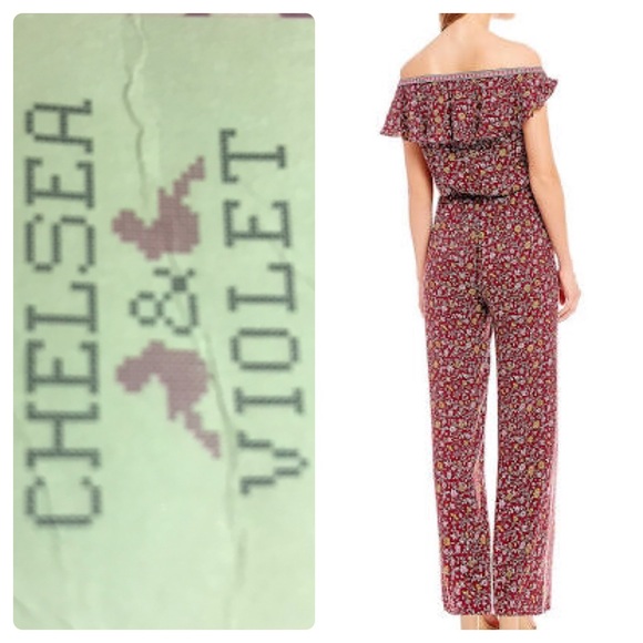 New Chelsea & Violet Darling Boho Floral Jumpsuit - Picture 2 of 7